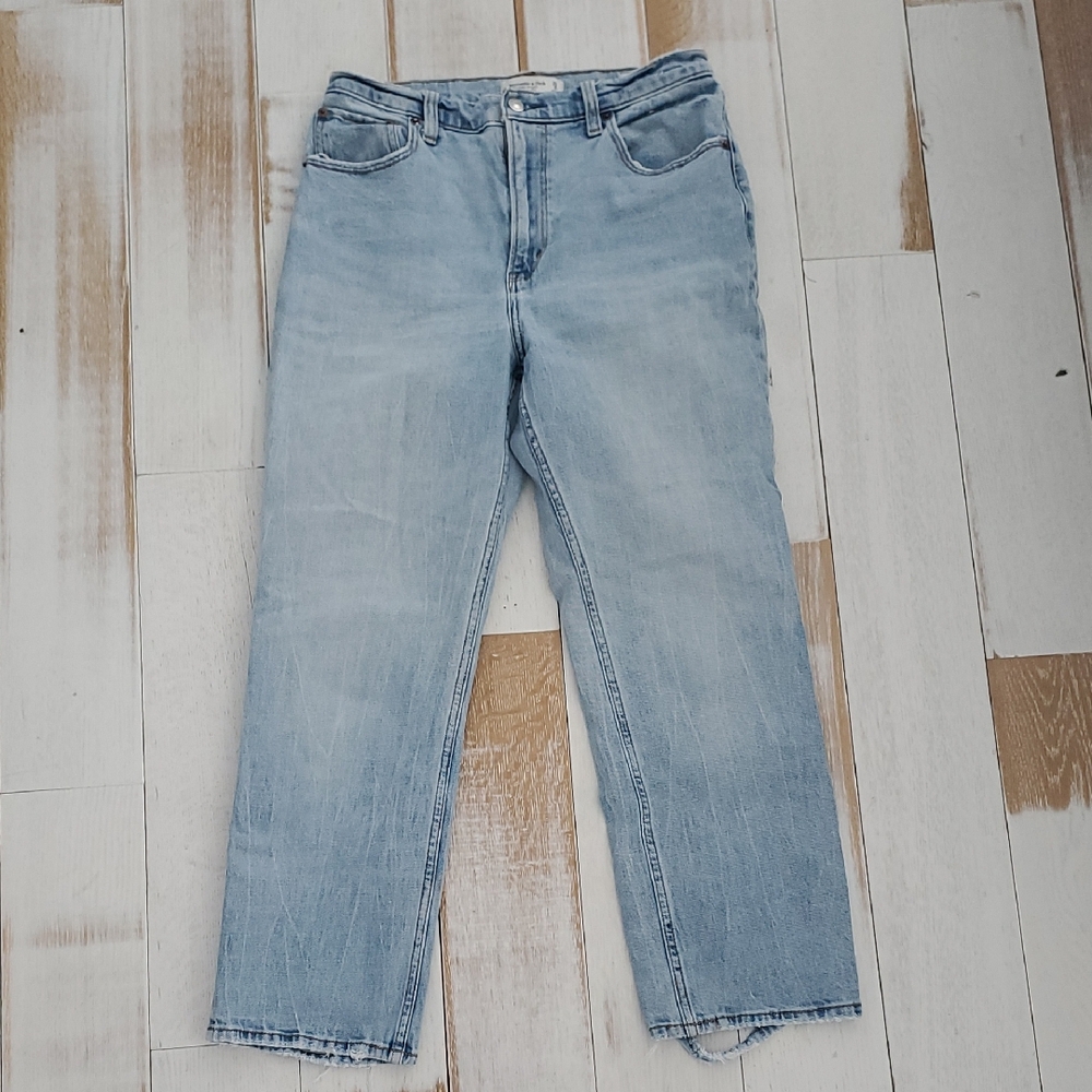 Abercrombie & Fitch Light Blue High Rise Jeans